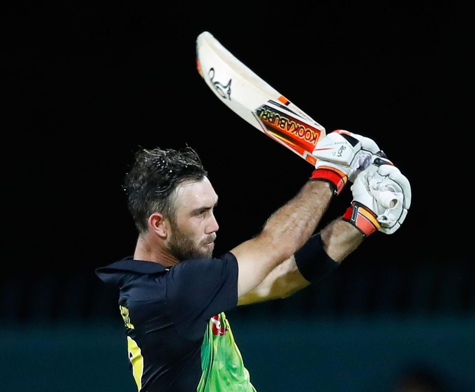  Glenn Maxwell powered Australia to victory in the Hobart showdown