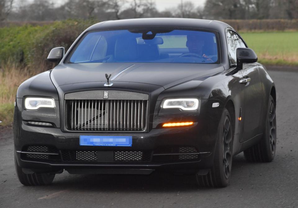  Paul Pogba also turned up in a custom Rolls Royce, which he paid hundreds-of-thousands for