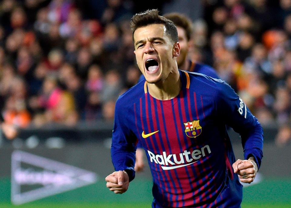  Barca are on the brink of a treble without Neymar as Coutinho steps into his shoes