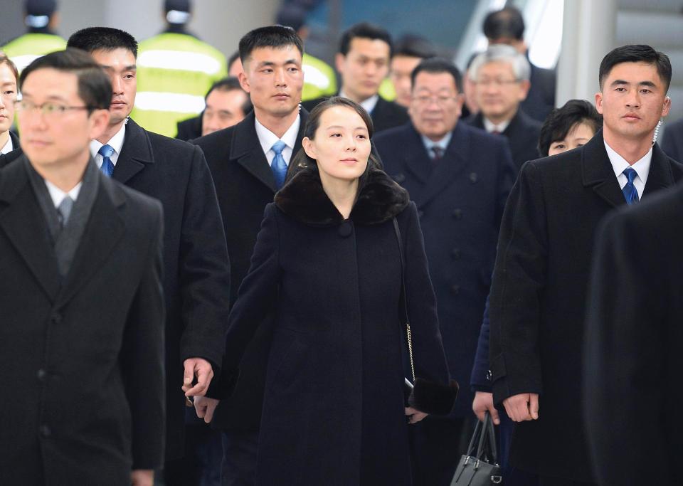  Kim Jong-un's sister was part of the North Korean delegation attending the event