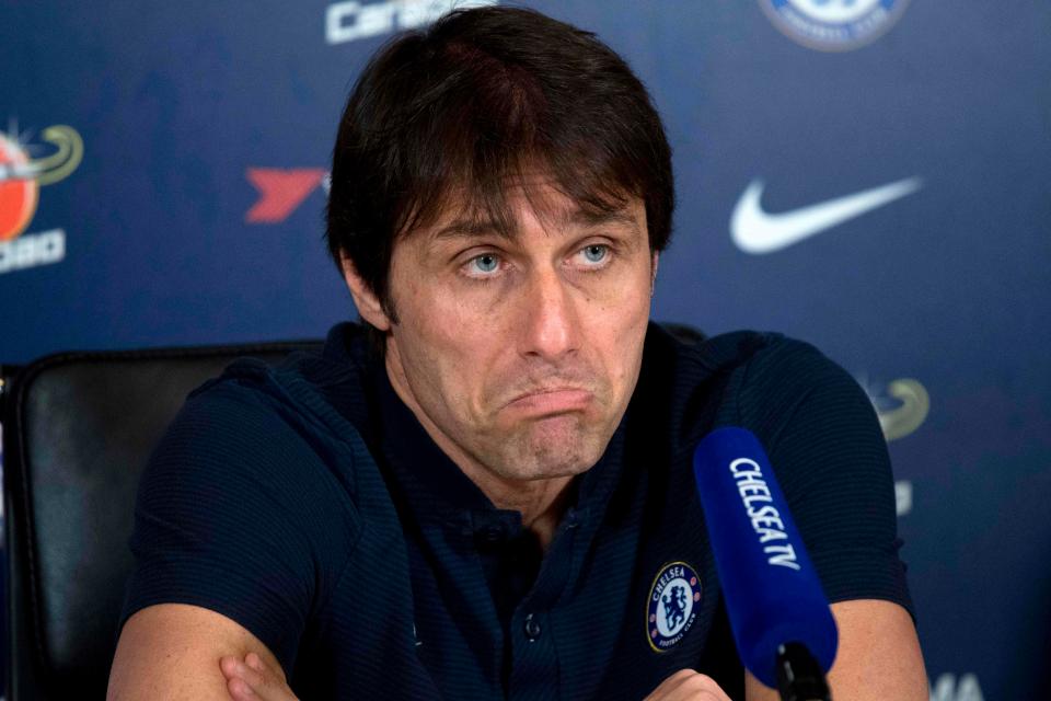  Antonio Conte has been told to start looking around for a new job