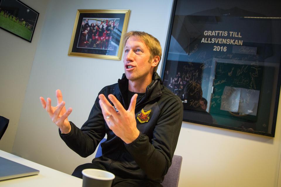  Potter explains the management style that has helped him achieve minor miracles with the Swedish club