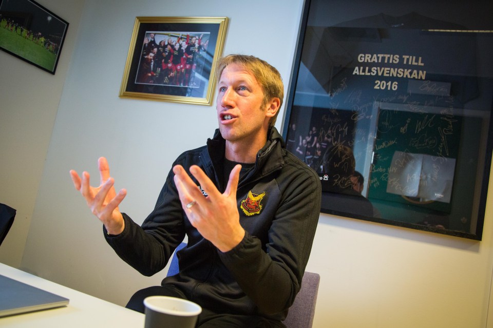 English boss Graham Potter was appointed by Daniel Kindberg to oversee the success 