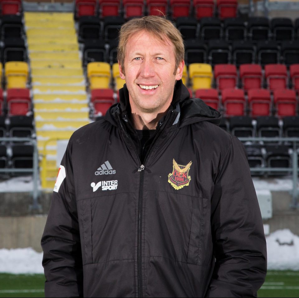  Potter was working at a university in Leeds when he was asked to take charge with Ostersunds in the fourth tier of Sweden