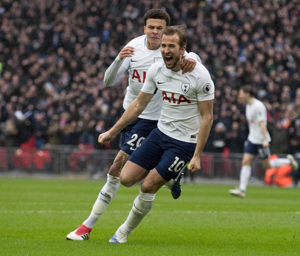  The 24-year-old reacts after scoring his seventh goal against the Gunners in as many Prem games