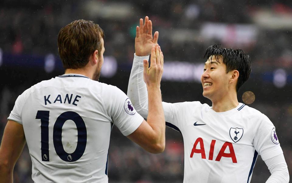  Harry Kane and Son Heung-min come third in the Prem and fifth in Europe