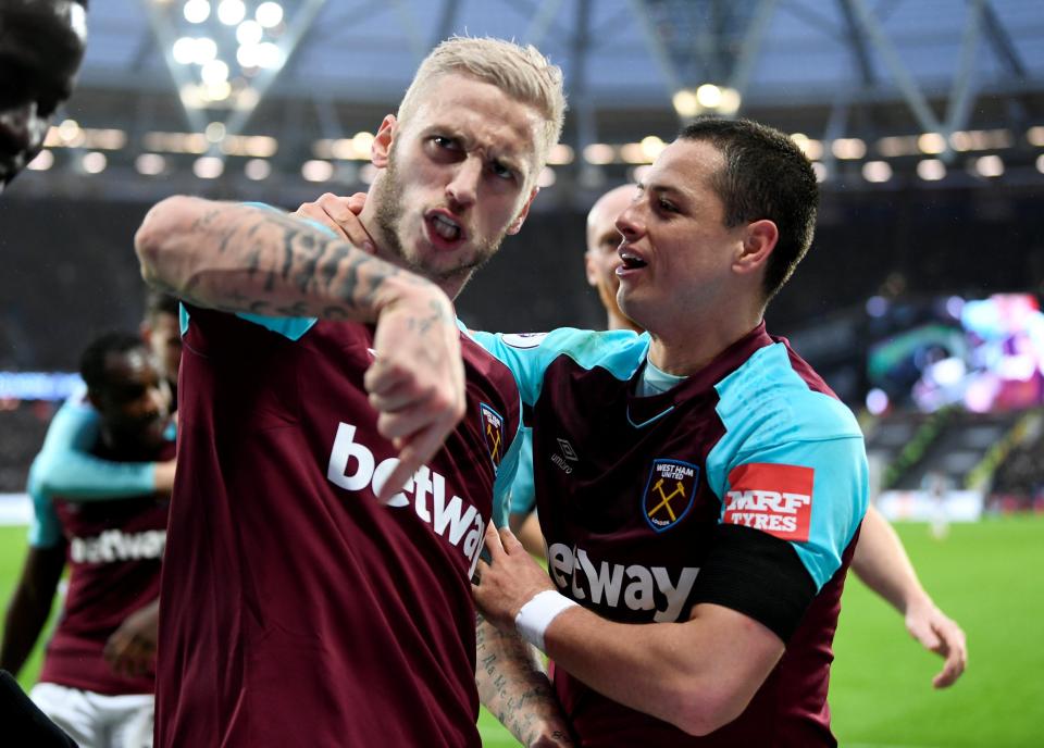  Marko Arnautovic celebrated his new haircut with a goal