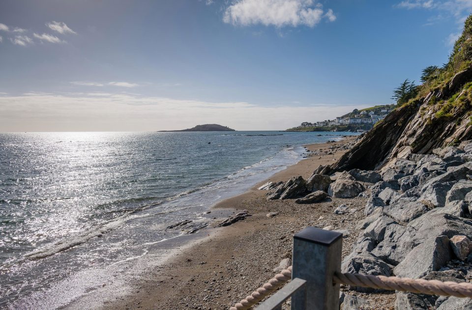 Dove Rock in Plaidy gazes out over the spectacular vista of Cornwall