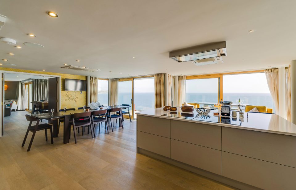 Hamish Humfrey, from estate agents Knight Frank, said: "It is an amazing property - built into the hill and you have got the most incredible uninterrupted sea views for miles.