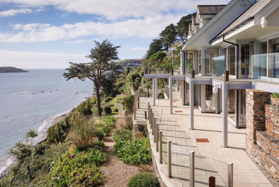 A stunning seafront property has gone on sale in Cornwall