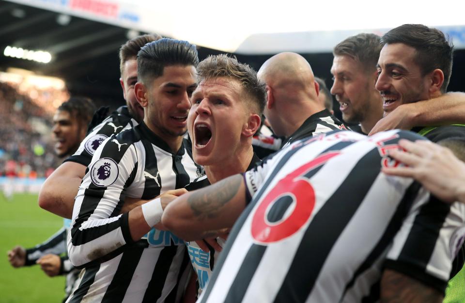  Matt Ritchie scored the winner as Newcastle stunned Man United on Sunday