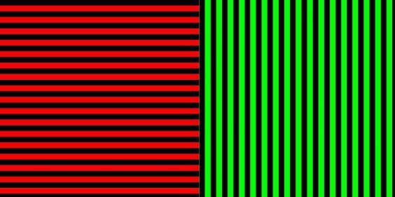  These lines could change how you see colour if you stare at them a while