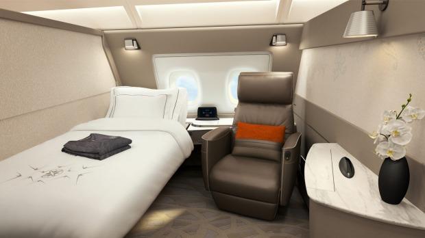  The new suites have a separate bed and chair - a brand new design