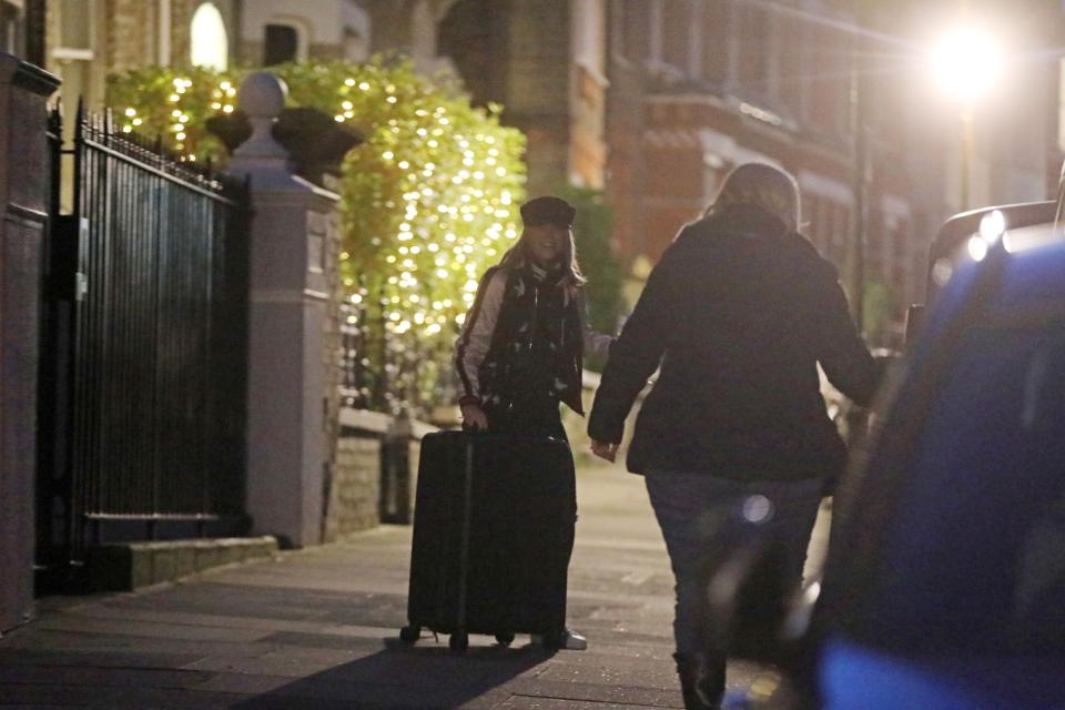  She chose to leave her home at around 7pm last night, when the street was almost deserted