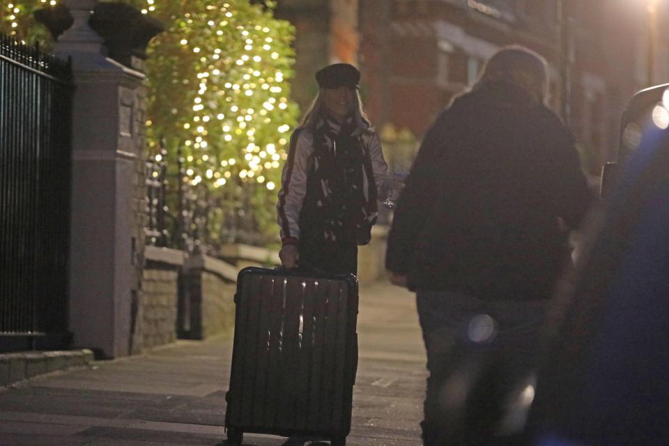  Nicole smiled as she left her home and made her way up the street