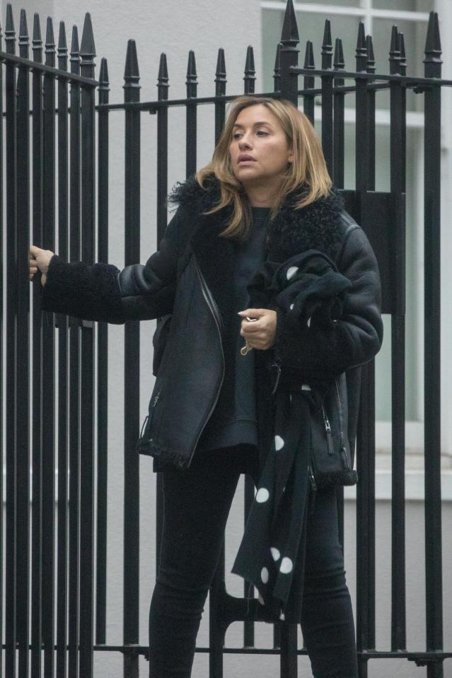  All Saints singer Melanie Blatt was pictured leaving her pal Nicole Appleton's North London home today