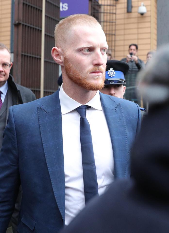  Ben Stokes, 26, pleaded not guilty in court this morning