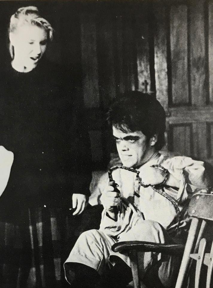  Dinklage performs in a school production at New Jersey's Delbarton all boys prep school