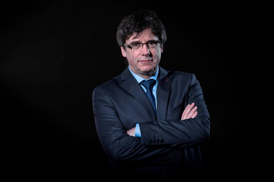  Exiled former Catalan leader Carles Puigdemont is believed to be in Belgium