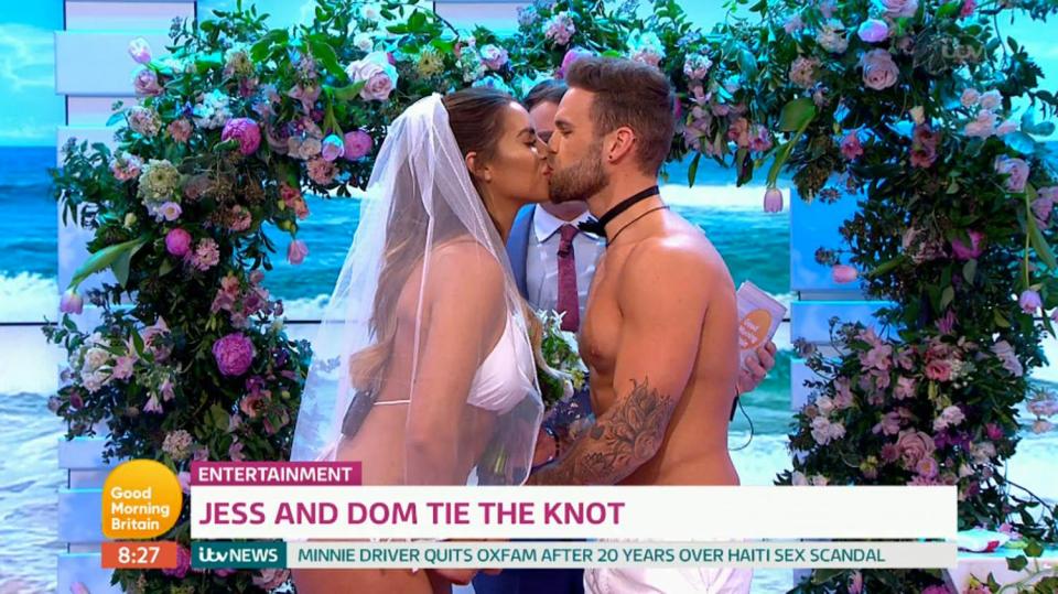  Reality TV stars were horrified to see Jess Shears and Dom Lever 'tie the knot' on today's Good Morning Britain