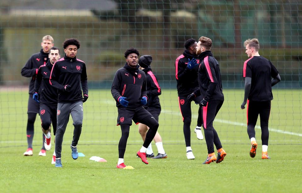  Youngsters Ainsley Maitland-Niles and Reiss Nelson will be hoping for game time