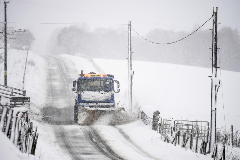  Driving in the snow can be treacherous