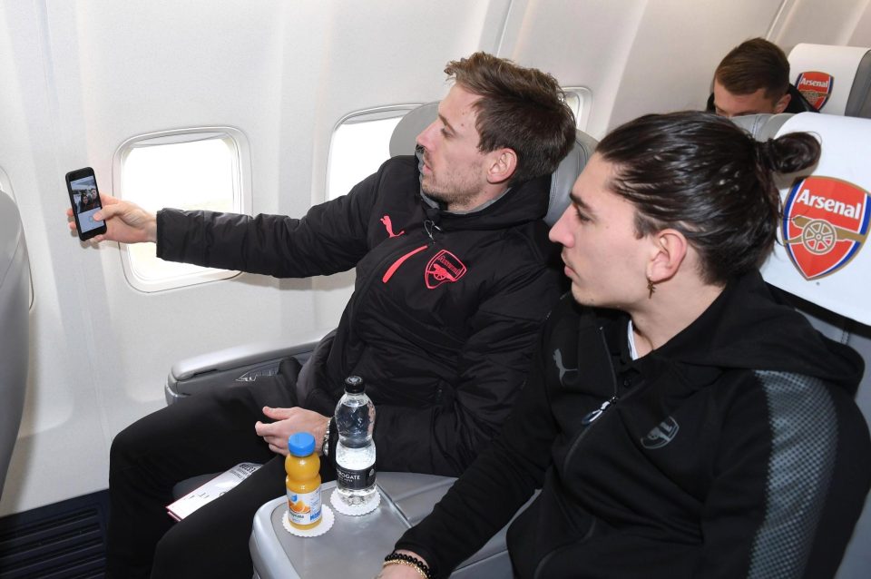  Nacho Monreal and Hector Bellerin will be vying to start against Ostersund in the Europa League