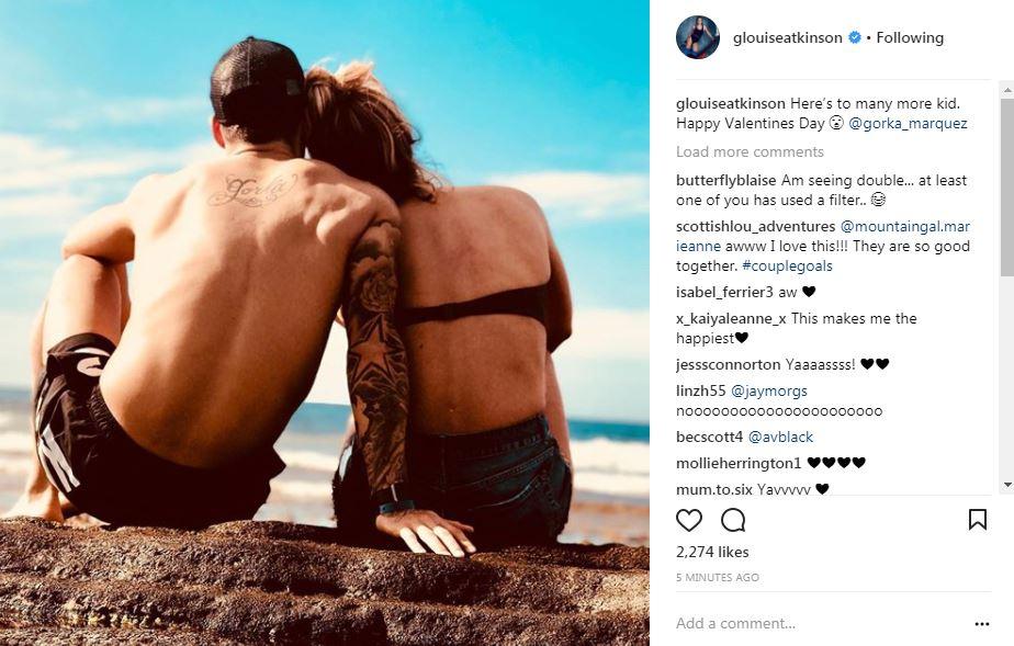 Gemma Atkinson has finally confirmed her relationship with Gorka Marquez