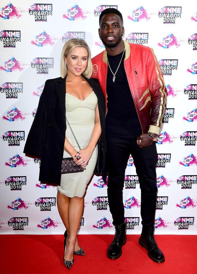  Gabby Allen and Marcel Somerville flew the flag for Love Island at the bash