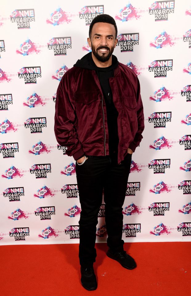  Craig David looked thrilled to be back on the red carpet