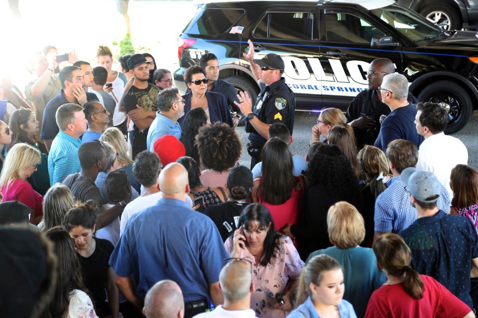  Police brief families waiting anxiously to hear news of their loved ones