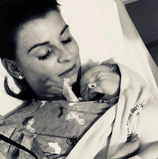  Coleen and Wayne welcomed gorgeous son Cass Mac into the world earlier this month