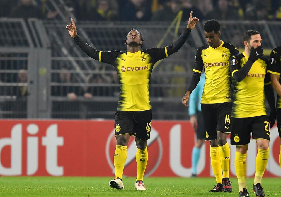  Loanee striker Michy Batshuayi scored twice in the first leg to take his tally to five goals in three games