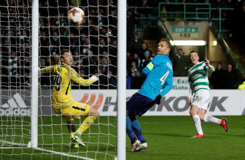  Callum McGregor's strike is the difference between the two sides going into the second leg