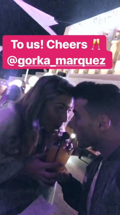  Gemma and Gorka have been sharing details of their holiday since they went public with their romance this month