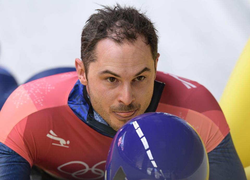  Great Britain's Dom Parsons won bronze in the mens's skeleton during the PyeongChang 2018 Winter Olympic Games