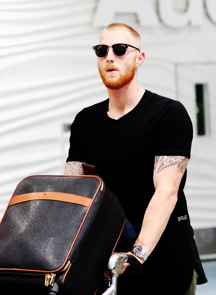  Ben Stokes arrived in New Zealand on Friday morning