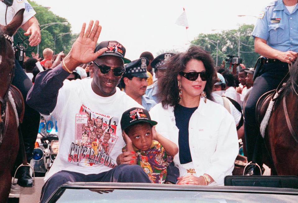 Michael Jordan married first wife Juanita in 1989, before divorcing in 2006