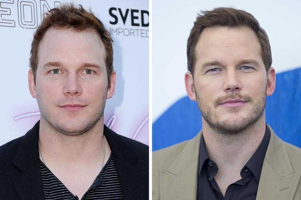  CHRIS PRATT: Shaved it all last year despite 2016’s beard success