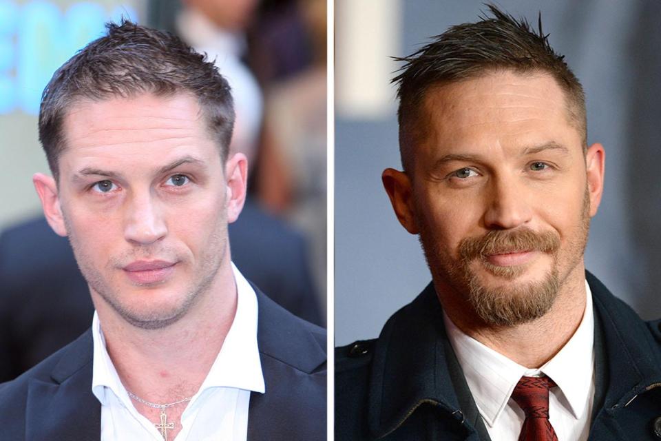  TOM HARDY: Clean-cut in 2010 and less interesting as a result