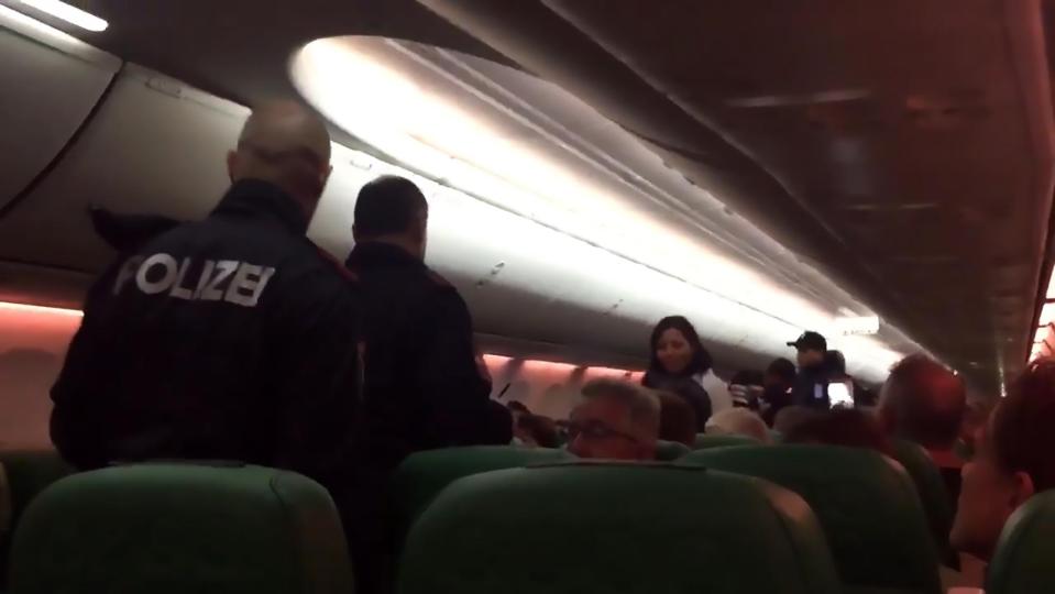  A Transavia Airlines flight was grounded after passengers got into a fight about farting