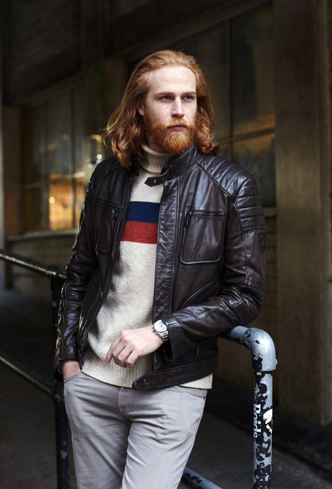  Gwilym wows on a photoshoot at Men's London Fashion Week in January 2018