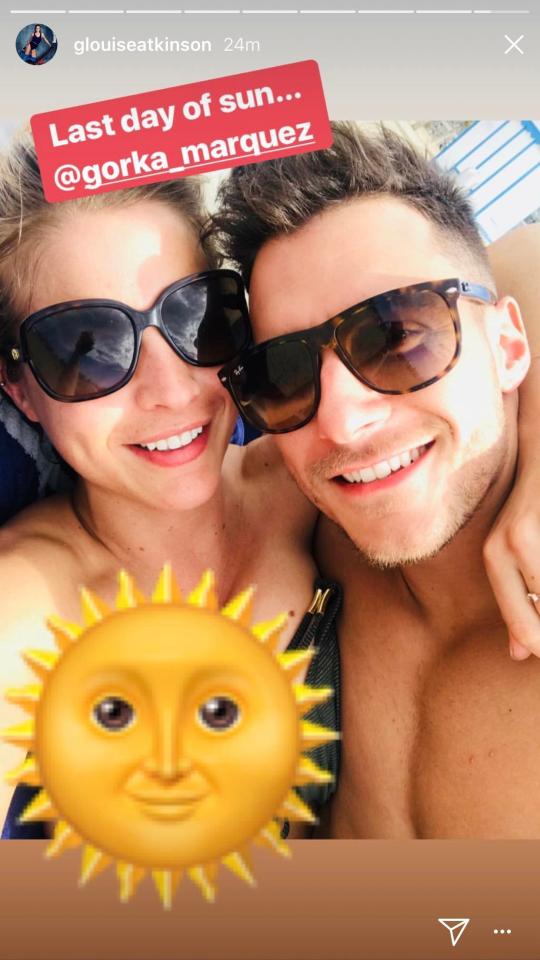  Gemma Atkinson has opened up her romance with Gorka