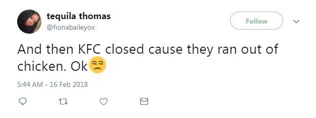  Frustrated customers have been complaining on Twitter about the closures