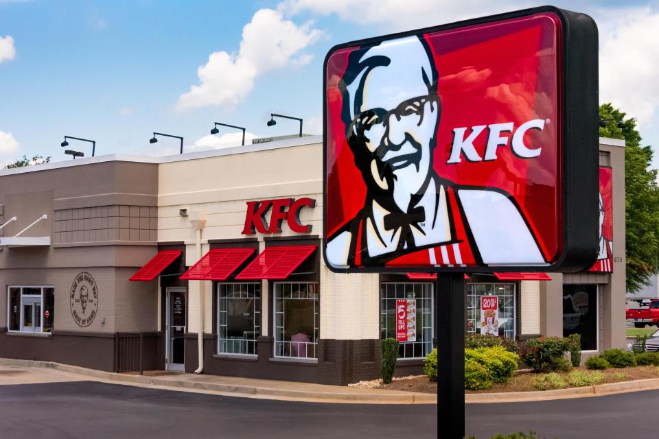  Hundreds of KFC stores across the UK were forced to shut today over supply issues