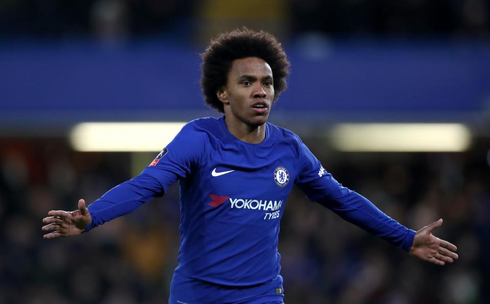  Willian earned a Gillette Precision Play award for his breathtaking goal