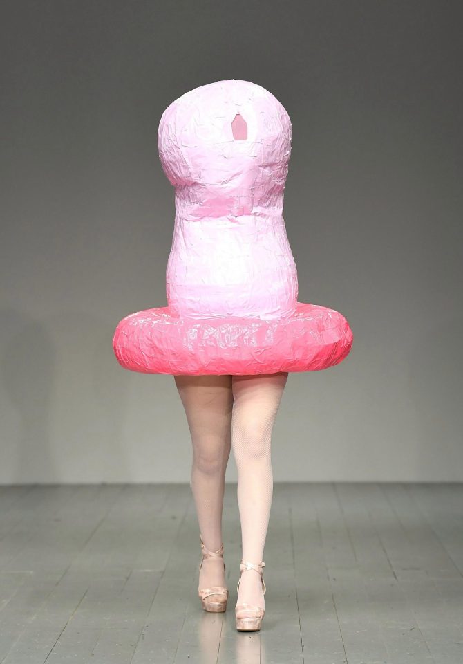  The condom dress is not likely to make it to the high street