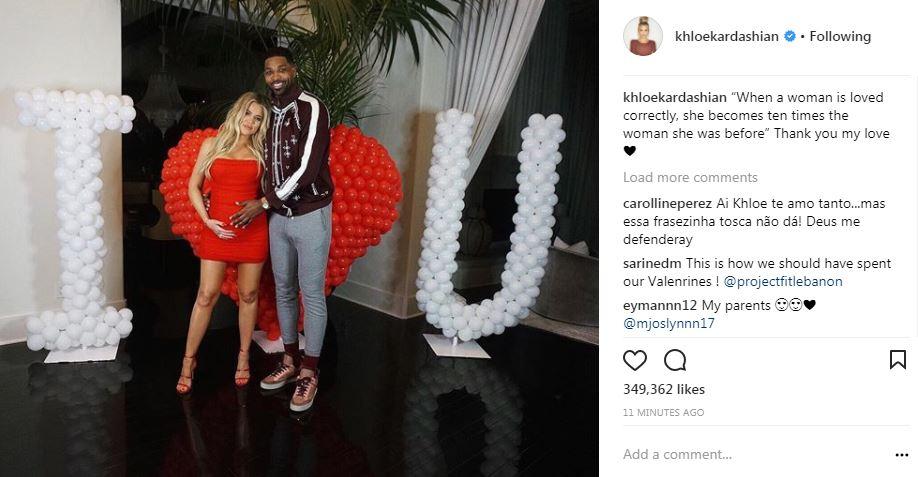  Khloe is head over heels for Tristan and regularly gushes about him on social media