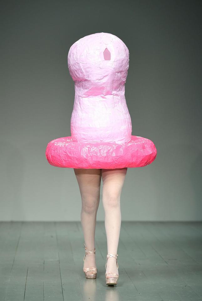  The condom dress is an eye-opener