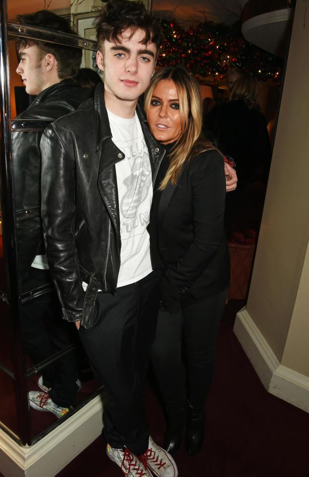  Patsy Kensit pictured with her son Lennon